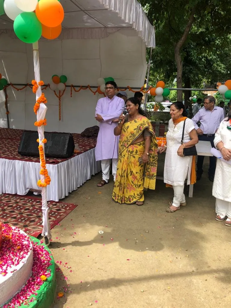 75वें स्वतंत्रता दिवस के अवसर पर चार पार्कों में ध्वजारोहण — तस्वीर 2 में से 14