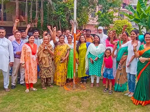 75वें स्वतंत्रता दिवस के अवसर पर चार पार्कों में ध्वजारोहण — 11