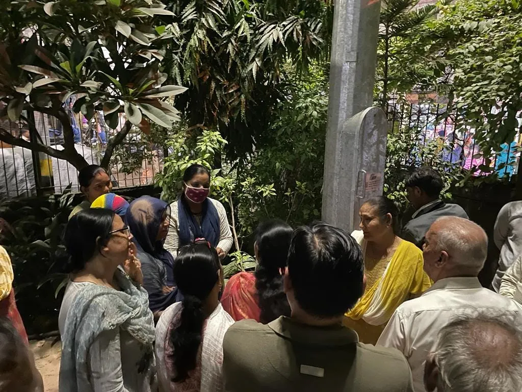 सिद्धार्थ बस्ती के चार स्थानों पर हाई मास्ट पोल लाइट का उद्घाटन — तस्वीर 6 में से 6