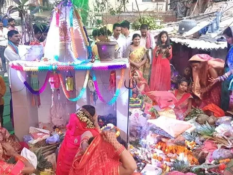 वार्ड 143 के घाटों पर छठ पर्व मनाया गया — 3