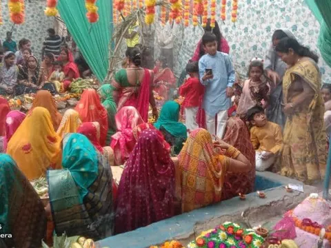 वार्ड 143 के घाटों पर छठ पर्व मनाया गया — 5